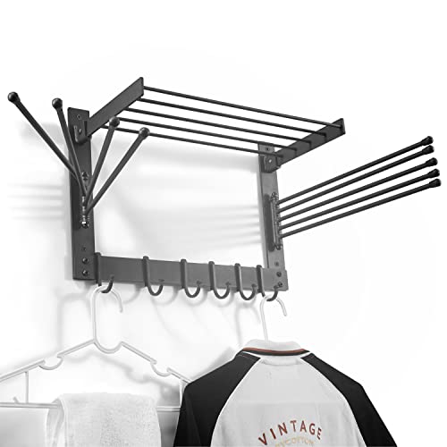 Over The Washer and Dryer Storage Shelf, Laundry Room Drying Rack