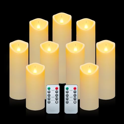 Battery Operated LED Candles with Remote Timer