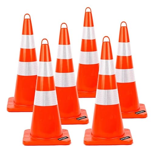 BATTIFE 28 inch Traffic Safety Cones
