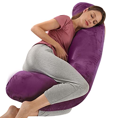 BATTOP Pregnancy Pillow with Cooling Washable Cover
