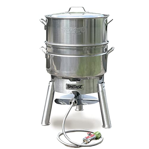 Bayou Classic KDS-151 Stainless Steamer Kit