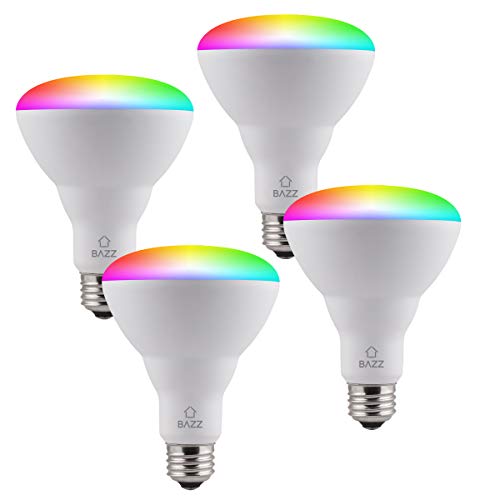 BAZZ Smart Home Wi-Fi RGB Bulb (4-Pack)