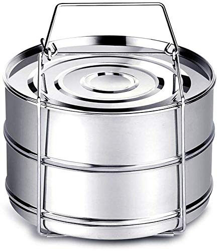 BBing Stackable Stainless Steel Vegetable Steamer with Sling