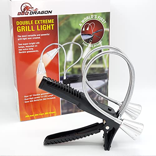 BBQ Dragon Grill Light - Bright Dual LED BBQ Lights for Grill