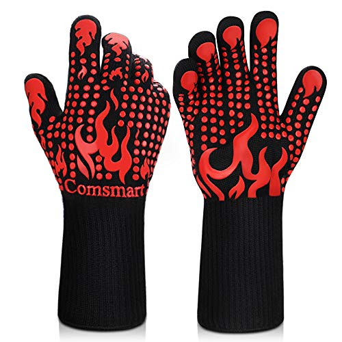 BBQ Gloves, Heat Resistant Grilling Gloves