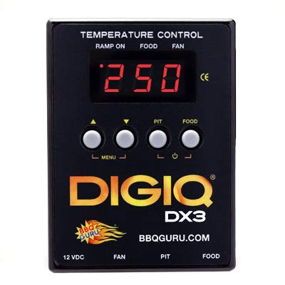 BBQ Guru DigiQ DX3 Temperature Controller and Meat Thermometer