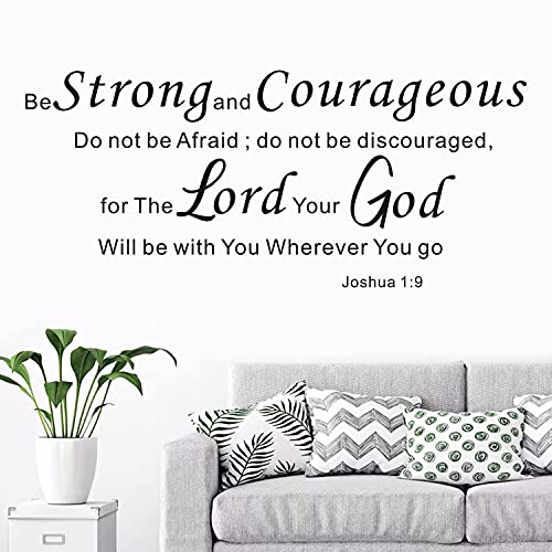 Be Strong and Courageous Wall Art