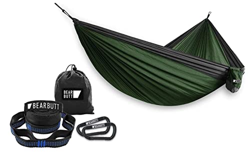Bear Butt Camping Hammock and Straps Bundle