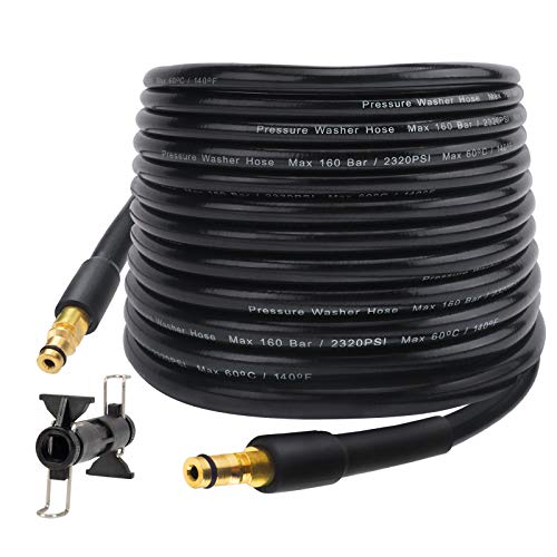 BEARFORCE 32ft 2320psi High Pressure Washer Hose with Extension Connector