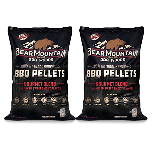Bear Mountain FK99 Premium BBQ Smoker Pellets (2 Pack)