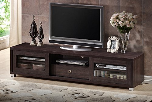 Beasley TV Cabinet with 2 Sliding Doors and Drawer