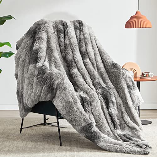 BEAUTEX Faux Fur Throw Blanket - Cozy Luxury for Your Home