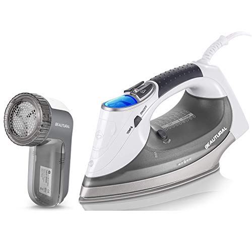 BEAUTURAL Fabric Shaver and 1800W Steam Iron Bundle