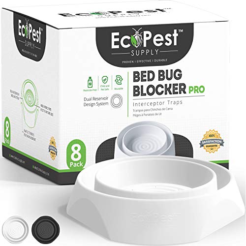 Bed Bug Blocker (Pro) Interceptor Traps - Effective Bedbug Detection and Protection