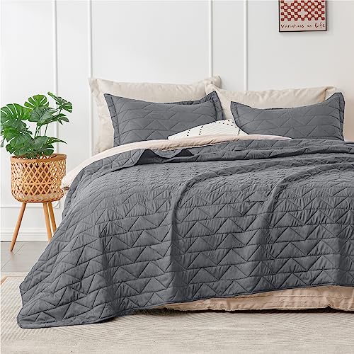 BEDELITE Coverlet Queen Bedspread - Summer Lightweight Full Size Quilt Set