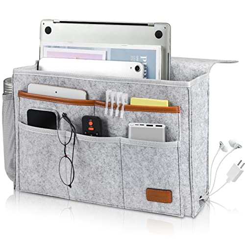 Bedside Caddy Organizer with 8 Pockets