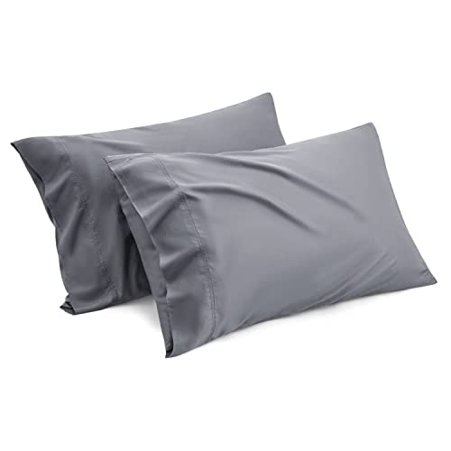 Bedsure Cooling Pillow Cases King - Silky Soft & Breathable Pillow Covers