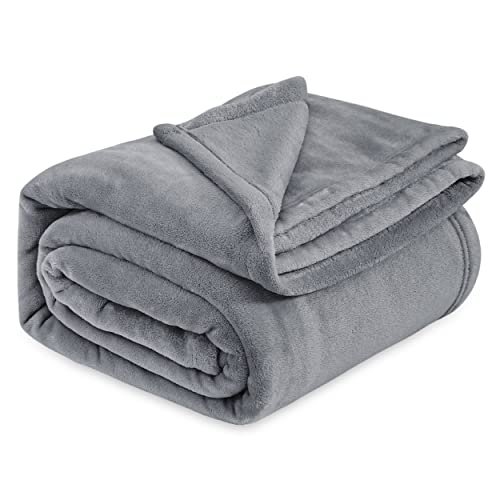 PHF Ultra Soft Fleece Blanket Queen Size, No Shed No Pilling Luxury Plush  Cozy 300GSM Lightweight Blanket for Bed, Couch, Chair, Sofa Suitable for  All