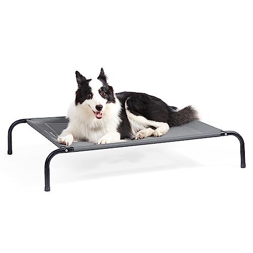 Bedsure Raised Cooling Cots Bed for Large Dogs