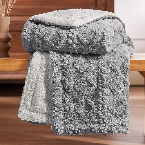 Bedsure Sherpa Throw Blanket for Couch Sofa