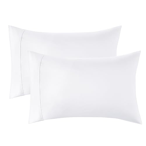 Bedsure Standard Size Pillow Cases - Soft and Cozy Microfiber Pillowcase Set