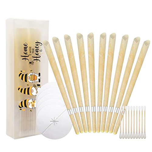 Beeswax Ear Candles Wax Removal - Pack of 10