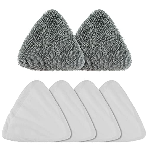 BeiLan Mop Pads for Bissell 2078: Steam Mop Pads Compatible with Bissell PowerEdge and PowerForce Lift-Off Steam Mop 2078, 2165, 20781 Series (6Pack)