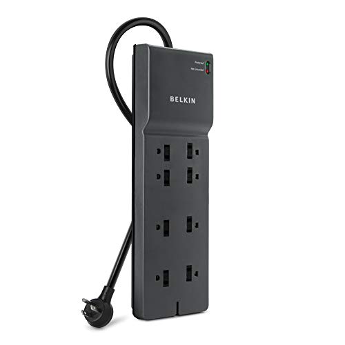Belkin Power Strip Surge Protector with 8 AC Outlets