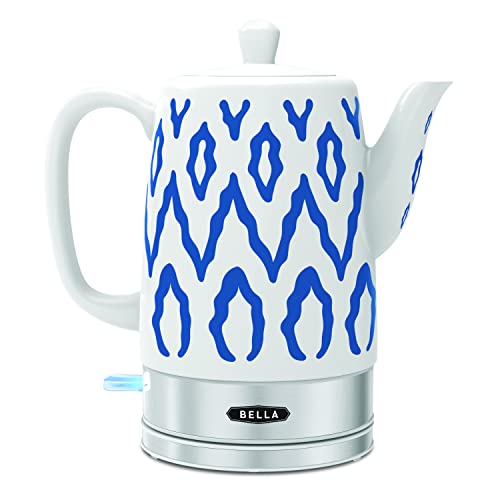 BELLA 1.5L Electric Ceramic Kettle - Blue Aztec