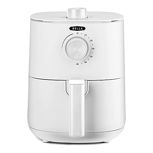 BELLA 2.9 Qt Air Fryer and 5-in-1 Multicooker, Matte White