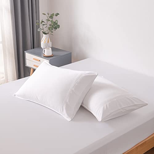 Bella Coterie Luxury Bamboo Pillowcase Set - White (2 Pcs)