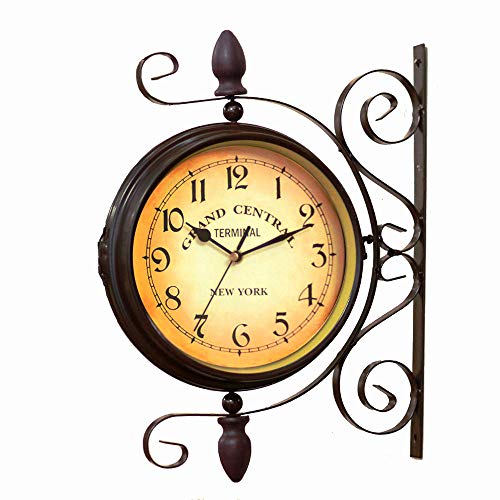 BELMAKS Vintage Double Sided Wall Clock