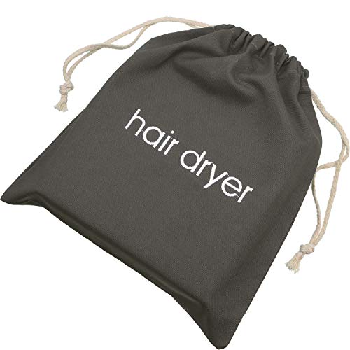 Bememo Cotton Hair Dryer Drawstring Bag