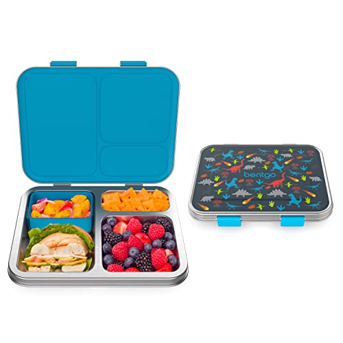 Aohea BPA Free 4/5compartments Bento Box Toddler Lunch Box for