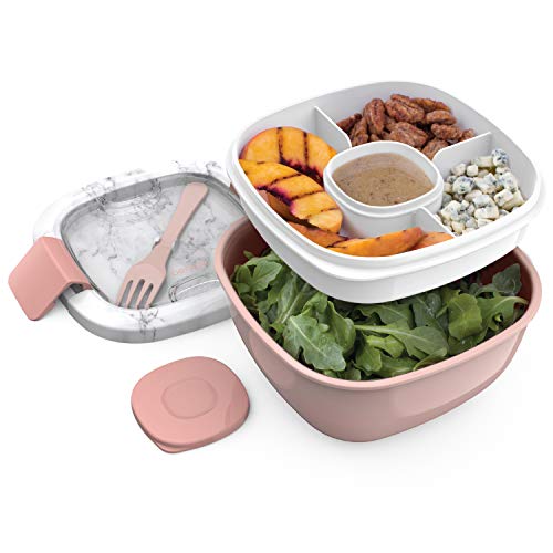 Bentgo Salad Stackable Lunch Container - Spacious, Fresh, and Stylish