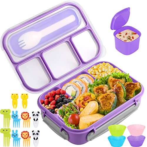 Bento Box Lunch Box with 4 Compartments