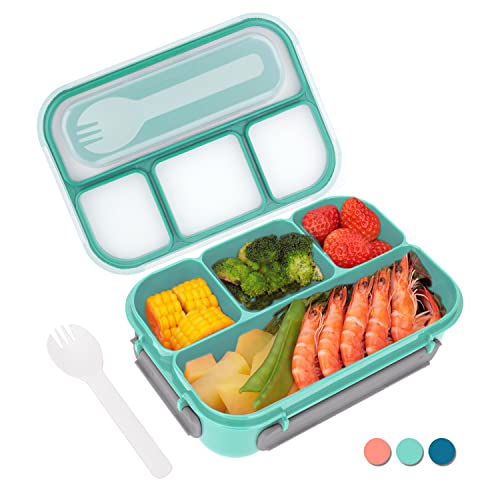 MISS BIG Bento Box,Bento Box Adult Lunch Box,Ideal Leak Proof Lunch Box  Containers,Mom's Choice Kids Lunch Box,No BPAs and No Chemical  Dyes,Microwave