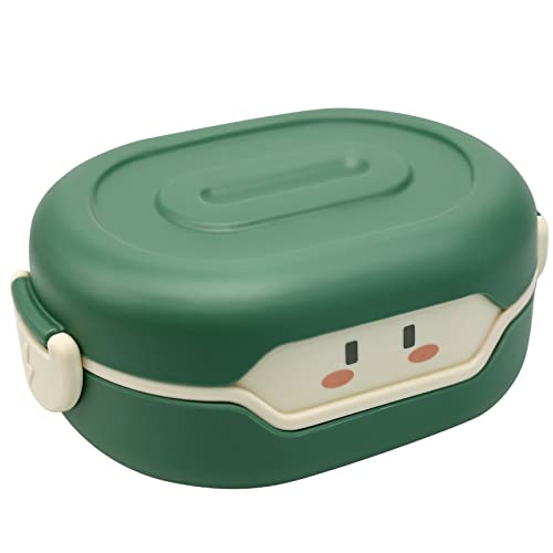 Kids Leak-Proof Bento Lunch Box with Heat Insulation (Green)