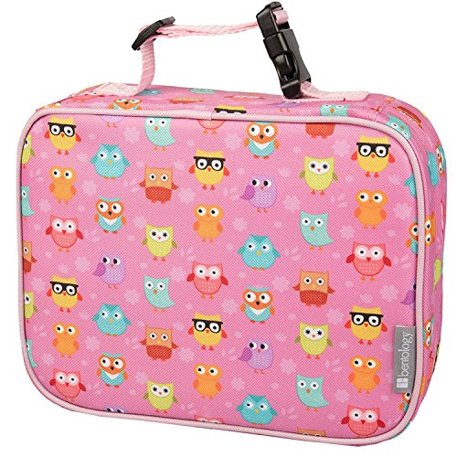 Bentology Owl Lunch Box - Insulated Lunchbox for Girls
