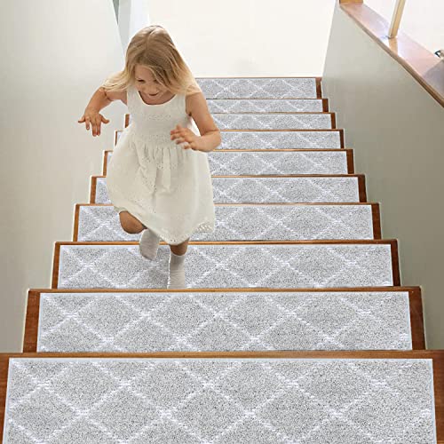 BEQHAUSE Stair Treads - Non-Slip Self-Adhesive Mats for Wooden Steps