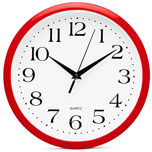 Bernhard Products Red Wall Clock