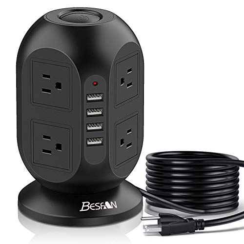 BESFAN Tower Power Strip Surge Protector