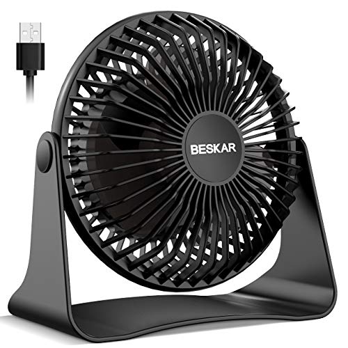 BESKAR USB Small Desk Fan