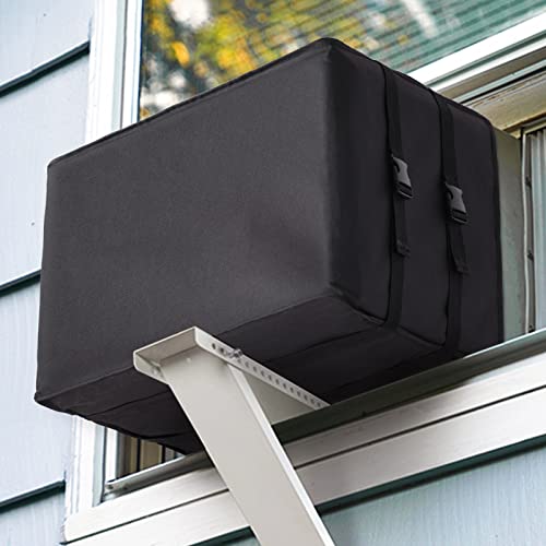Bestalent Outdoor Window Air Conditioner Cover, AC Unit Cover for Outside 17W x 12D x 13H inches (Black)