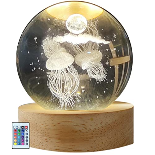 BESTHOME Jellyfish Lamp Gifts 3D Night Light