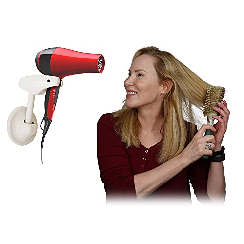 Amersis 360 Degree Rotating Lazy Hair Dryer Stand Hand Free with Heavy  Base, Adjustable Height Hair Dryer Holder Hands-Free Blow Dryer Holder