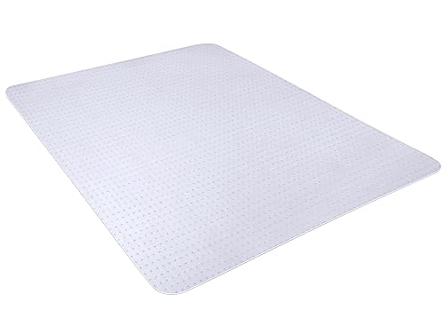 Dowinx Office Chair Mat for Carpet, Desk Chair Mat Protector for Carpeted Floors, Rolling Chair Plastic Mat for Pile, Computer Chair Clear Mat with