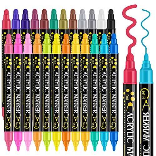 Betem Acrylic Paint Pens - Premium Art Supplies for DIY Crafts