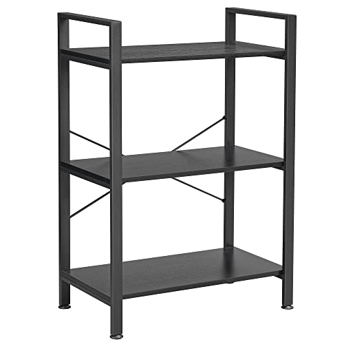 BEWISHOME 3 Tier Bookshelf Open Organizer