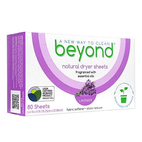 Lavender Eco-Friendly Dryer Sheets - Removes Static Cling